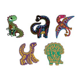 Janod scratch pictures Dinosaurs Atelier Set Mini 5+, JANOD