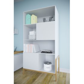 Shelf rack Viktor - white, All Meble