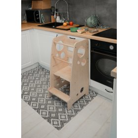 Montessori learning tower Lena MINI 75 - natural, LilaBaby