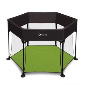 Children's playpen Lionelo Roel - Green Limon