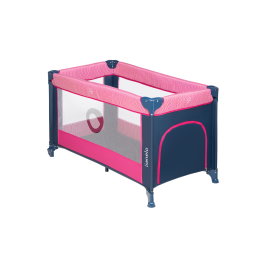 Travel cot Stefi - Pink Rose, Lionelo