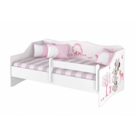 Baby bed with back - Minnie Mouse and animals, BabyBoo, Minnie Mouse