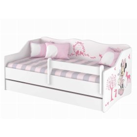 Baby bed with back - Minnie Mouse and animals, BabyBoo, Minnie Mouse