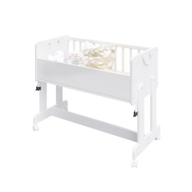 Cot LETO 90x40 cm - white, Pietrus