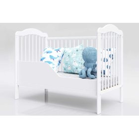 Cot Alek with removable partitions - white