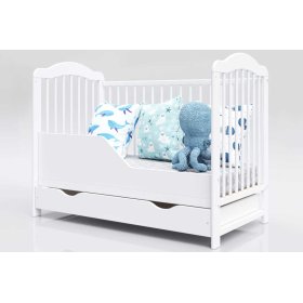 Cot Alek with removable partitions - white