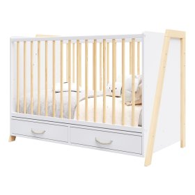 2 in 1 Cot and desk CONE 120x60 - SCANDI, Pietrus