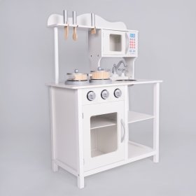Meggie wooden kitchen with accessories, EVA TOYS
