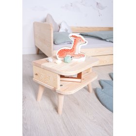 NELL bedside table - natural, Ourbaby