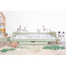 Growing bed Nell 2 in 1 - pastel green, Ourbaby