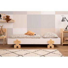 Universal Puzzle bed - white, SMARTWOOD