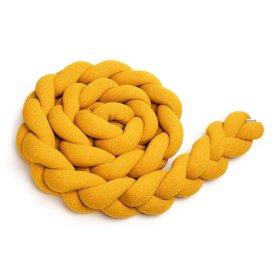 Braid mantinel 360 cm - mustard with dots, T-Tomi