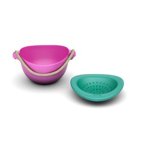 Bucket with strainer Pink, Ourbaby
