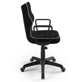 Office chair adjusted to a height of 146 - 176.5 cm - black