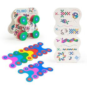 Flexible magnetic kit Clixo, 9 pcs - Mix of colors