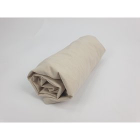 Cotton bed sheet - beige, TOLO