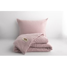 Muslin bedding 140x200 cm + 70x90 cm pink, Matex