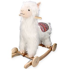 Alpaca on a Rocking Horse with Wheels, AdamToys