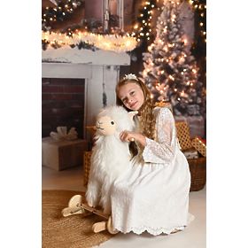 Alpaca on a Rocking Horse with Wheels, AdamToys