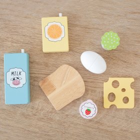 Wooden food - cutting - American breakfast, Ourbaby
