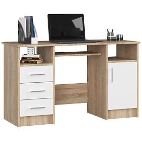 ANA PK Desk Oak Sonoma / White