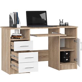 ANA PK Desk Oak Sonoma / White