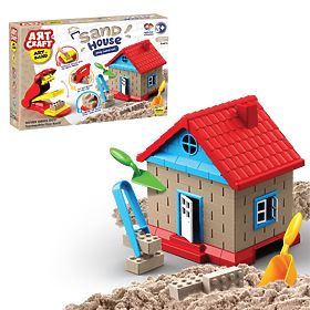 ART CRAFT Build Your Own House with Kinetic Sand