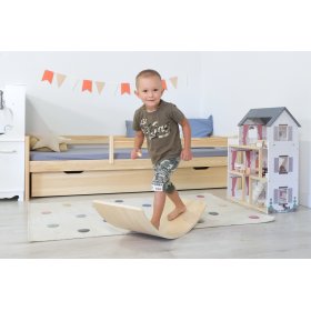 Wooden balance board - natural, Ourbaby