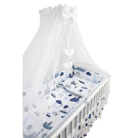 Canopy over the crib Cars - white