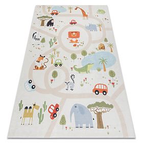 BAMBINO 1165 Washing Mat Zoo for Children Anti-Slip - Beige, F.H.Kabis