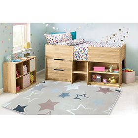 BAMBINO 48130 Washing Mat Stars for Children Anti-Slip - Beige / Gray, F.H.Kabis