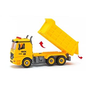 Battery-Powered Dump Truck, Assembly Required, Plastica