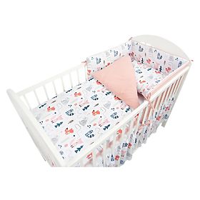 Bed linen Fox - pink