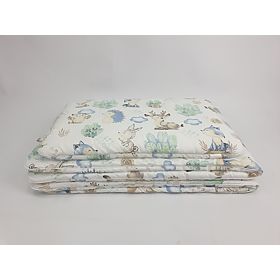 Bedding with filling - Hedgehog and friends