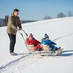 Sleds for twins Duo - different seat colors