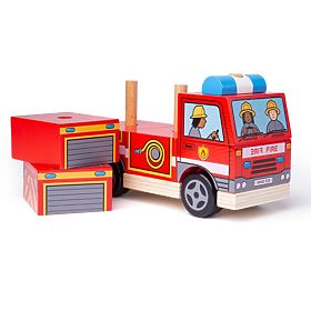 Bigjigs Baby Stacking Fire Truck