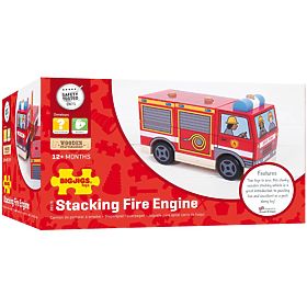 Bigjigs Baby Stacking Fire Truck
