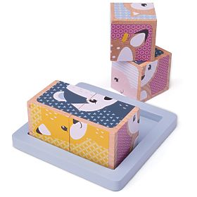 Bigjigs Baby Wooden Blocks Woodland