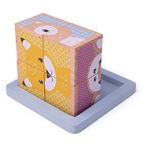 Bigjigs Baby Wooden Blocks Woodland