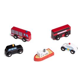 Bigjigs Rail City Cars