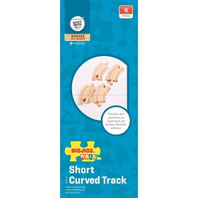 Bigjigs Rail Short circular rail 10 cm 4 pcs