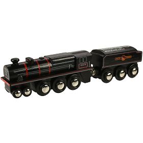 Bigjigs Rail Wooden replica of the Black 5 engine locomotive