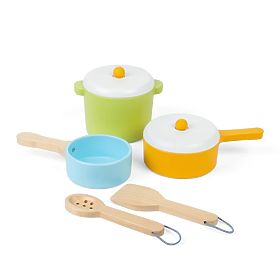 Bigjigs Toys 7-Piece Cookware Set, Bigjigs Toys