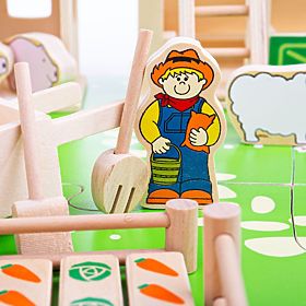 Bigjigs Toys Big Wooden Farm