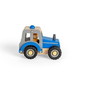 Bigjigs Toys Blue Tractor, Bigjigs Toys