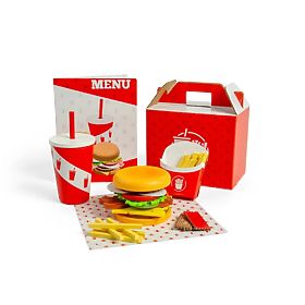 Bigjigs Toys Burger and Fries Set