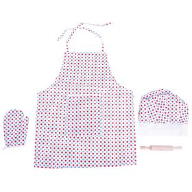 Bigjigs Toys Chef Set with Polka Dot Apron