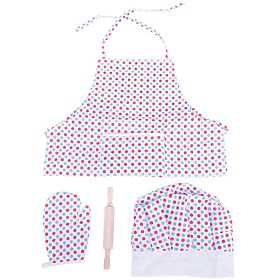 Bigjigs Toys Chef Set with Polka Dot Apron, Bigjigs Toys