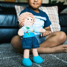 Bigjigs Toys Cloth Doll Robin 30 cm