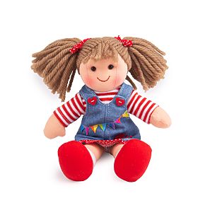 Bigjigs Toys Fabric Doll Hattie 28 cm